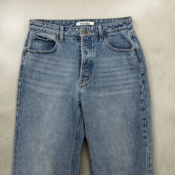 DOGMA Jeans Light Wash Blue Straight Leg Juniors Size 9 - Picture 5 of 11